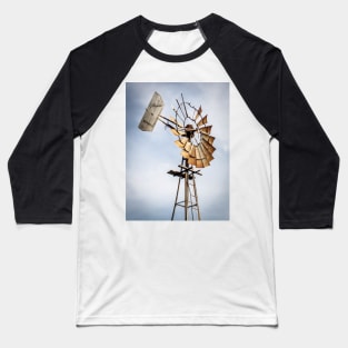 Vintage Windmill Baseball T-Shirt